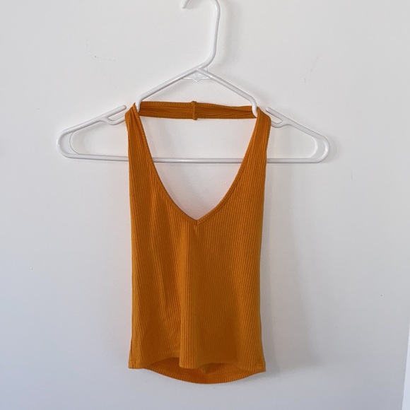 2/20$ Orange halter top from GARAGE - Picture 4 of 5